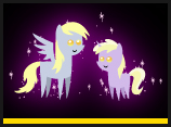 MLP Fan Art - Derpy and Dinky BBBFF Style
