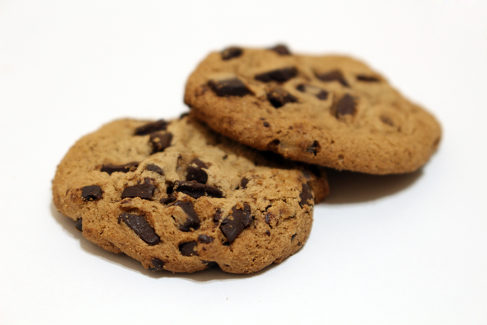 Two Chocoloate Chip Cookies