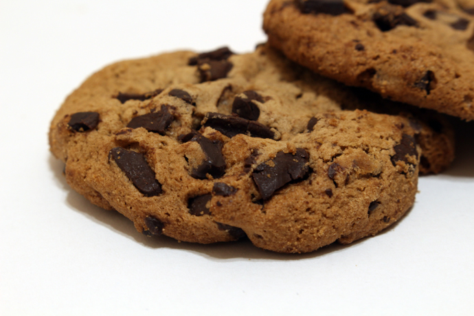 Two Chocoloate Chip Cookies