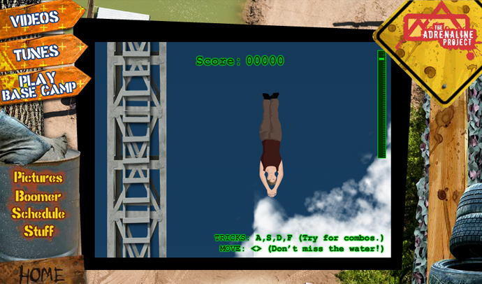 The Adrenaline Project - Boomer's Tower Dive 1