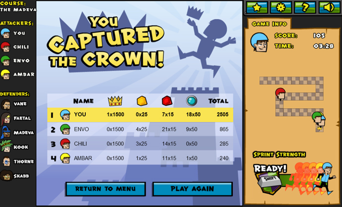 Splatalot Extreme - Win Scenario