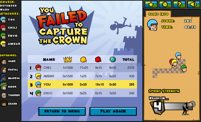 Splatalot Extreme - Lose Scenario