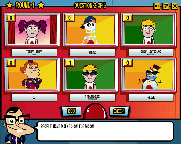 Skatoony Home Game - Question