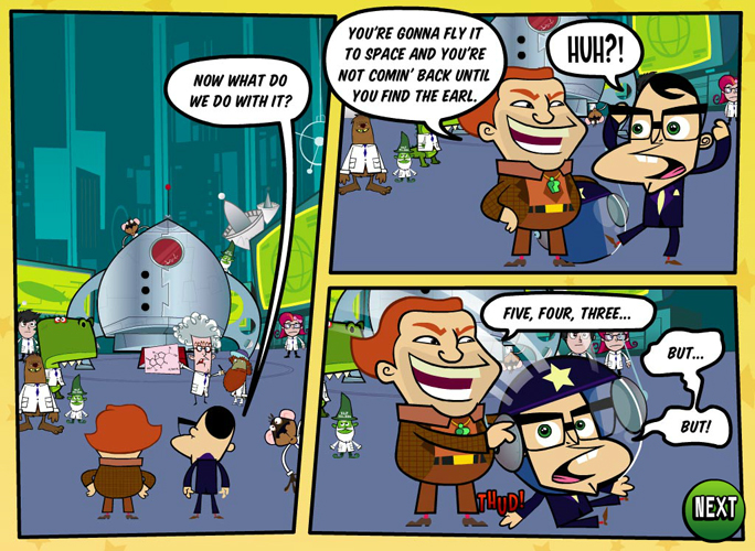 Find the Earl - Comic Book Page 1